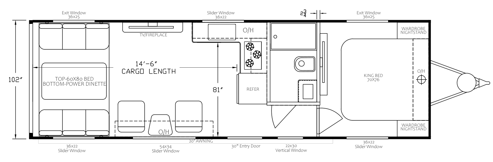 2814FS Classic Floorplan