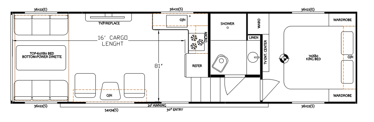 FW2816 Classic Floorplan