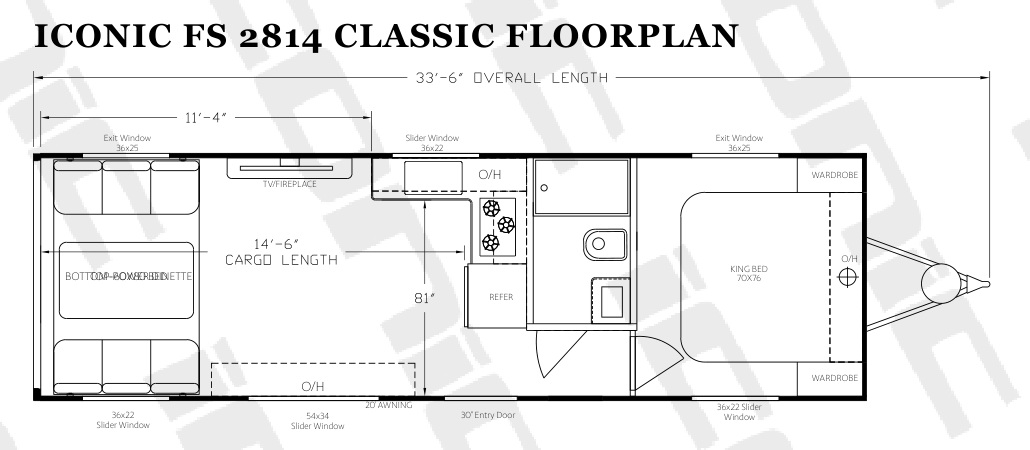 IROK Iconic FS2814 Floorplan